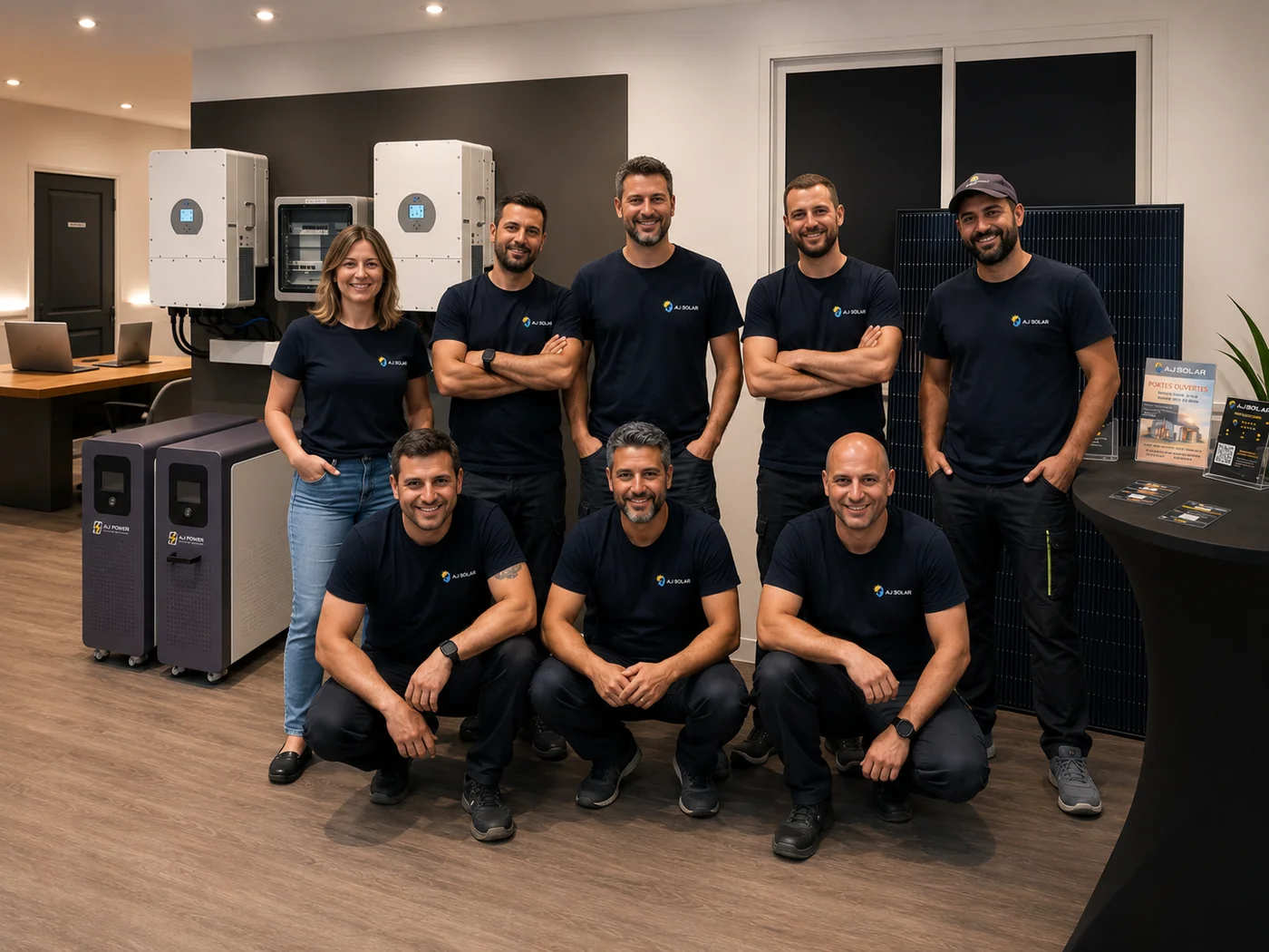 Equipe AJ Solar - Showroom Velaux